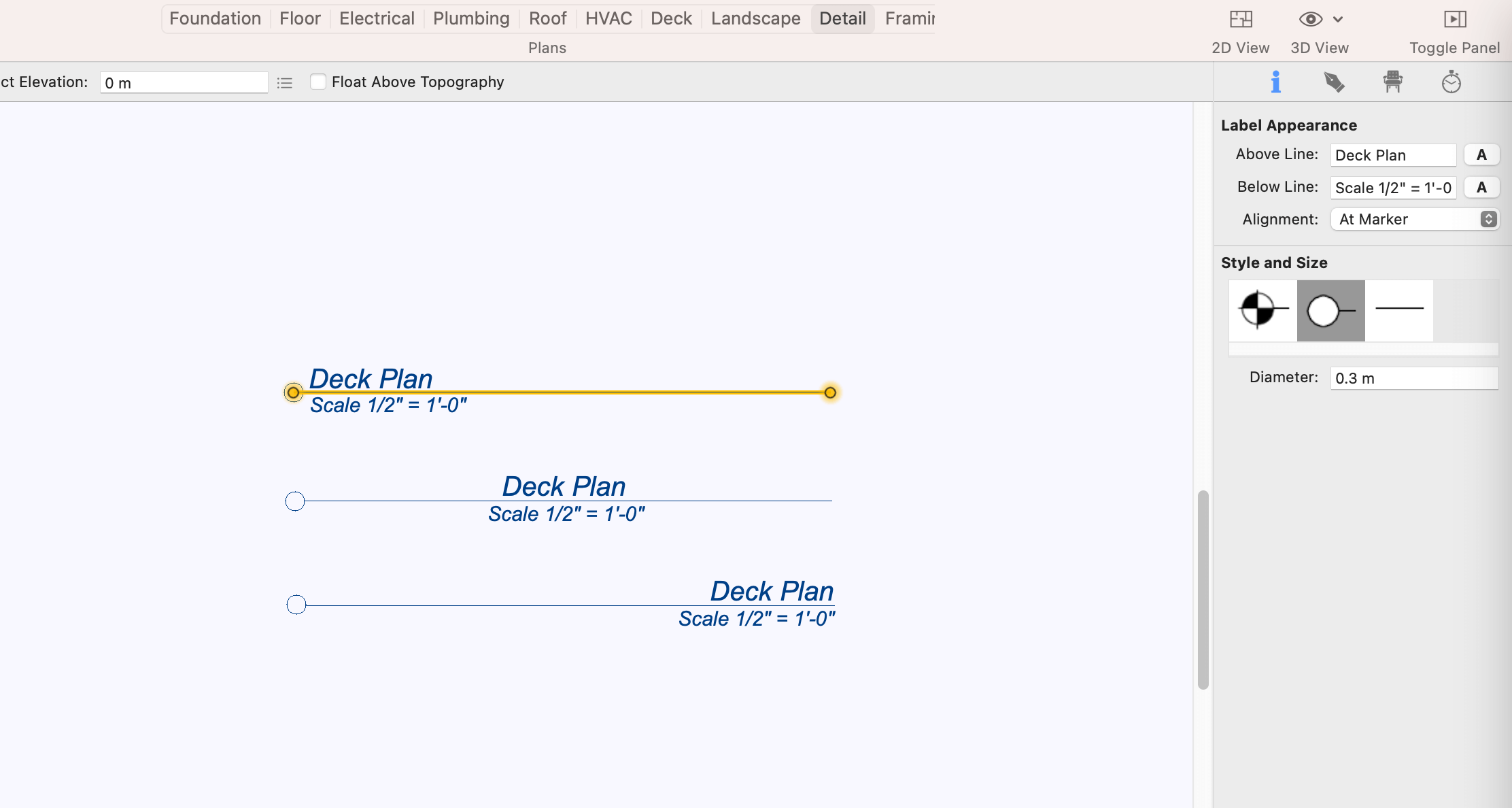 2D Plan Detailing